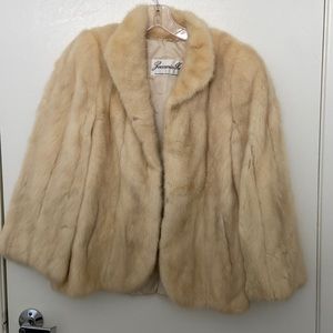 Fur Cream Jacket -